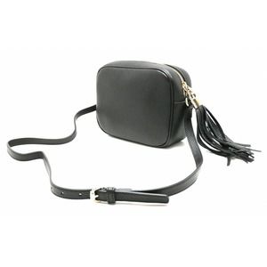 Gucci Black Bag Small Shoulder Disco Soho Leather